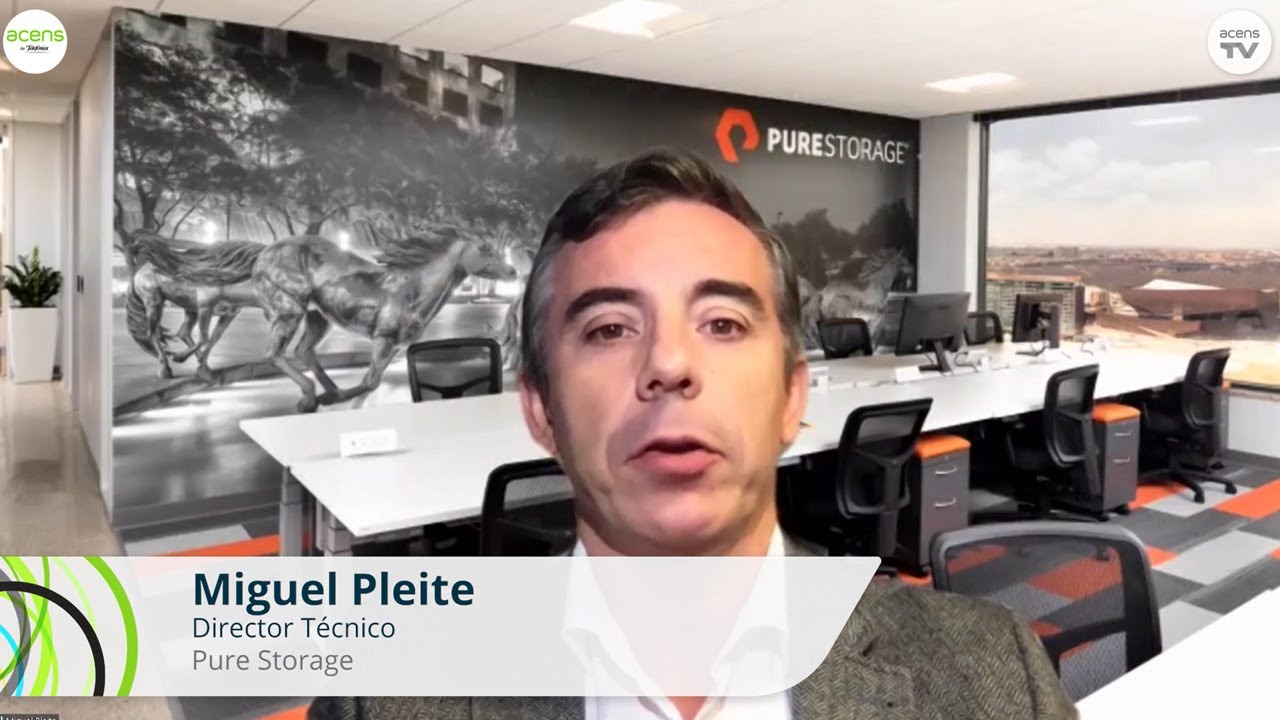 #anécdotasTI Miguel Pleite habla de la implementación de Pure Storage en acens
