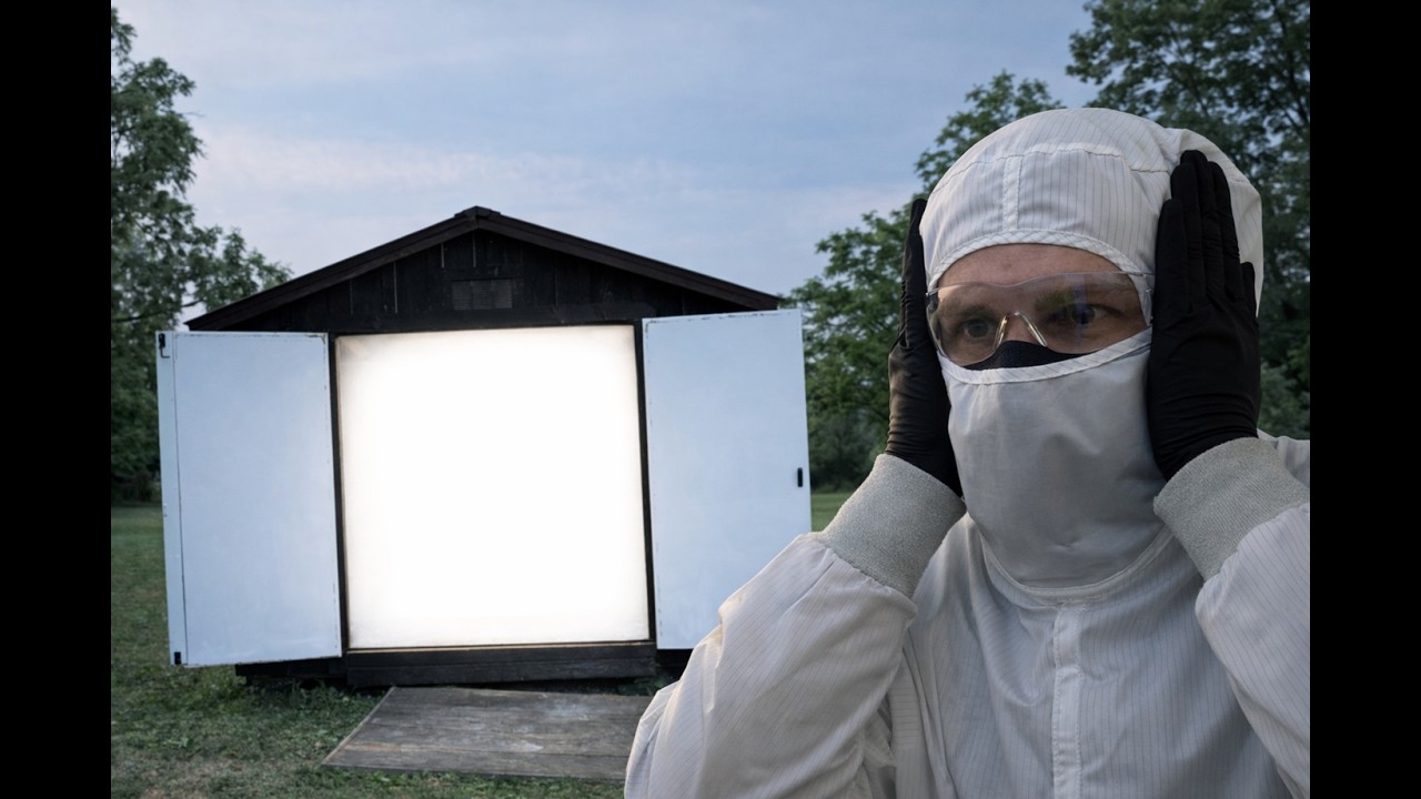 There’s a Class 100 semiconductor cleanroom inside this backyard shed.