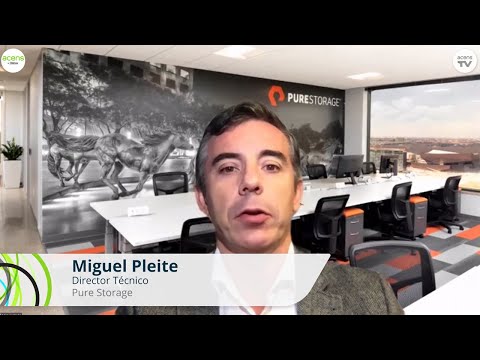 #anécdotasTI Miguel Pleite habla de la implementación de Pure Storage en acens