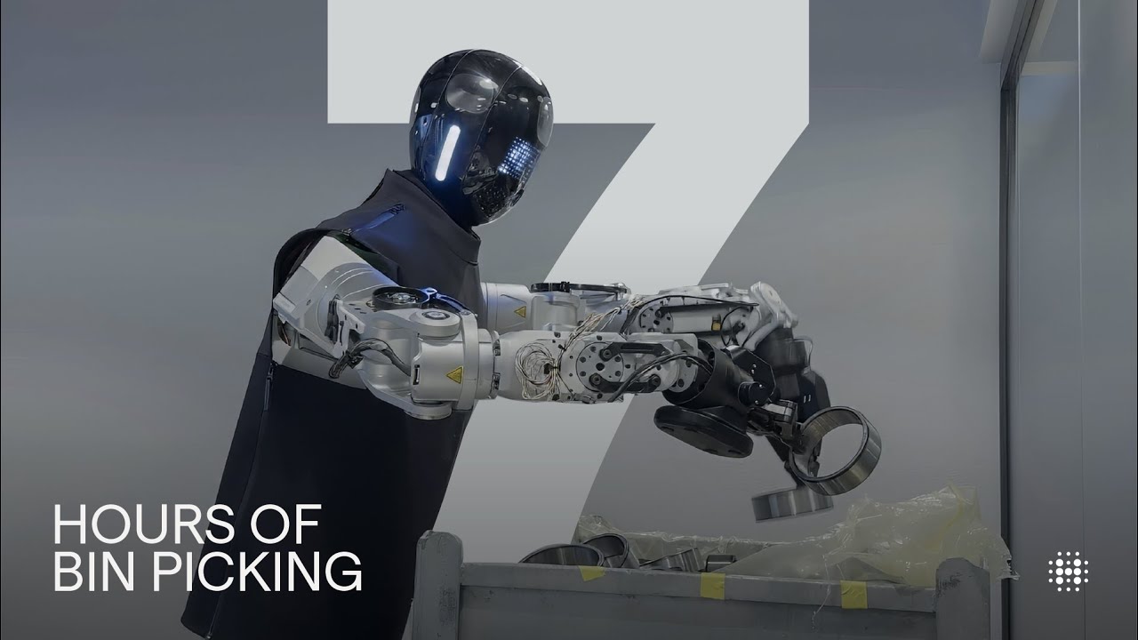 HMND 01 Humanoid Robot Performs Bin Picking for 7 Hours
