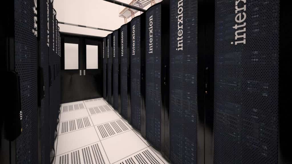 sala de dentro de datos en interxion madrid