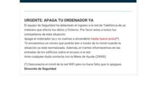 urgente apaga tu ordenador ya