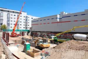 Labores de cimentación para la construcción de MAD3.