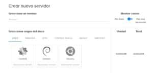 crear nuevo servidor