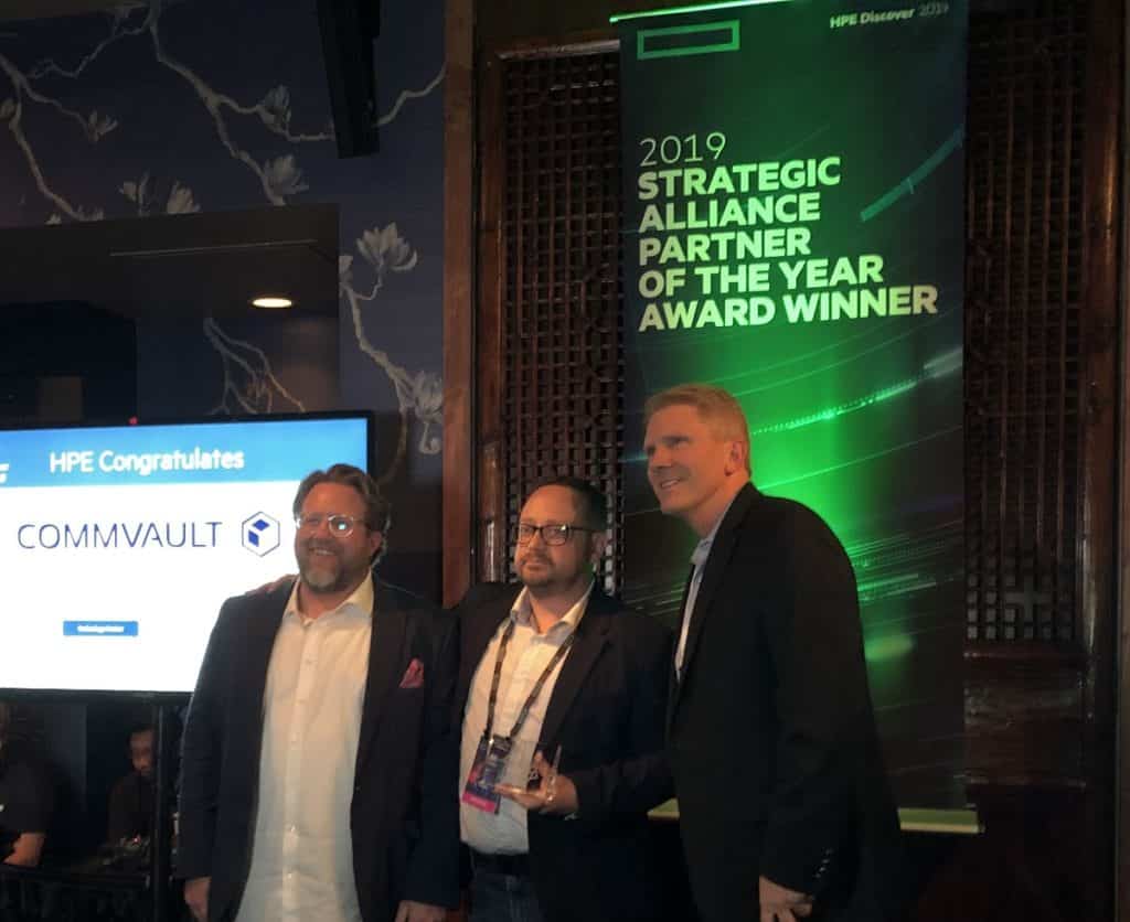 hpe premia a commvault