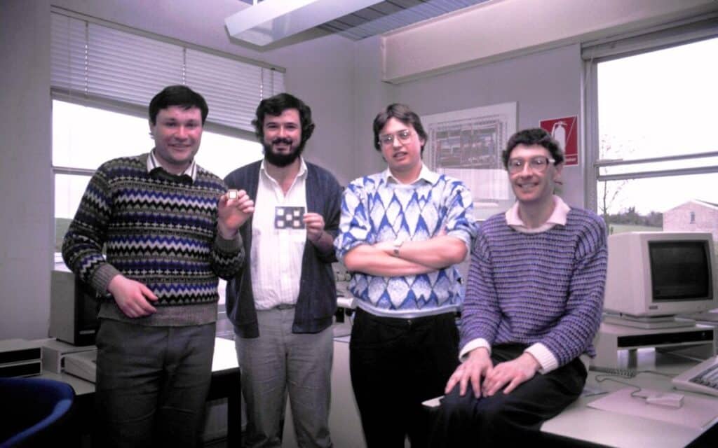 1989 The ARM3 chip design team