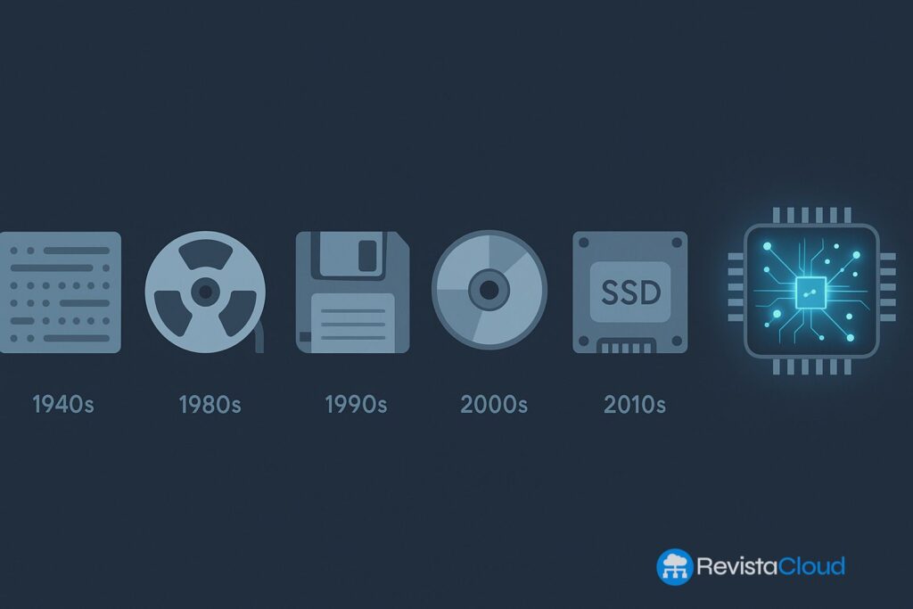 evolucion almacenamiento