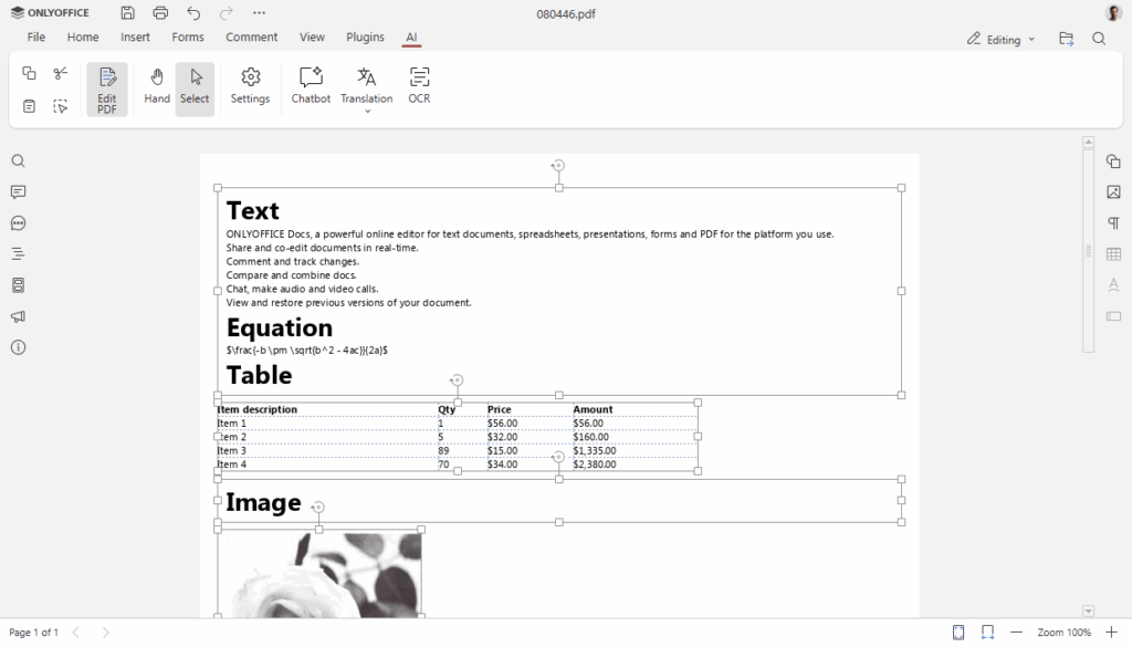 onlyoffice 3 OCR