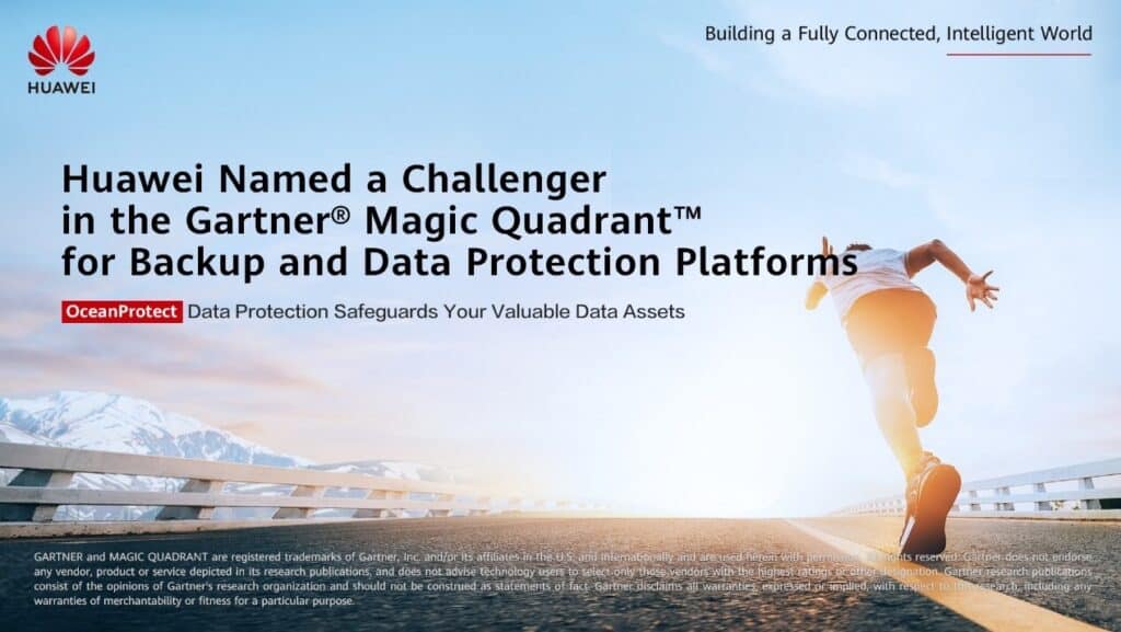 Huawei Named a Challenger in Gartner Magic Quadrant for Backup and Data Protection Platforms 1