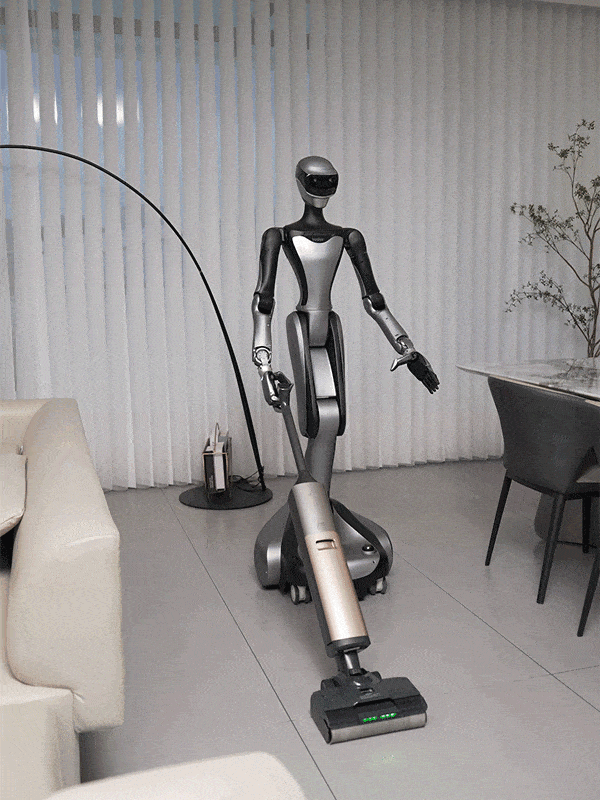HIVA, el robot humanoide de Haier que aspira a ser el “fin de las tareas domésticas” 1 limpieza hiva haiwa haier robot