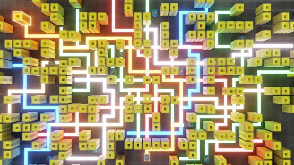 mapa robots amazon