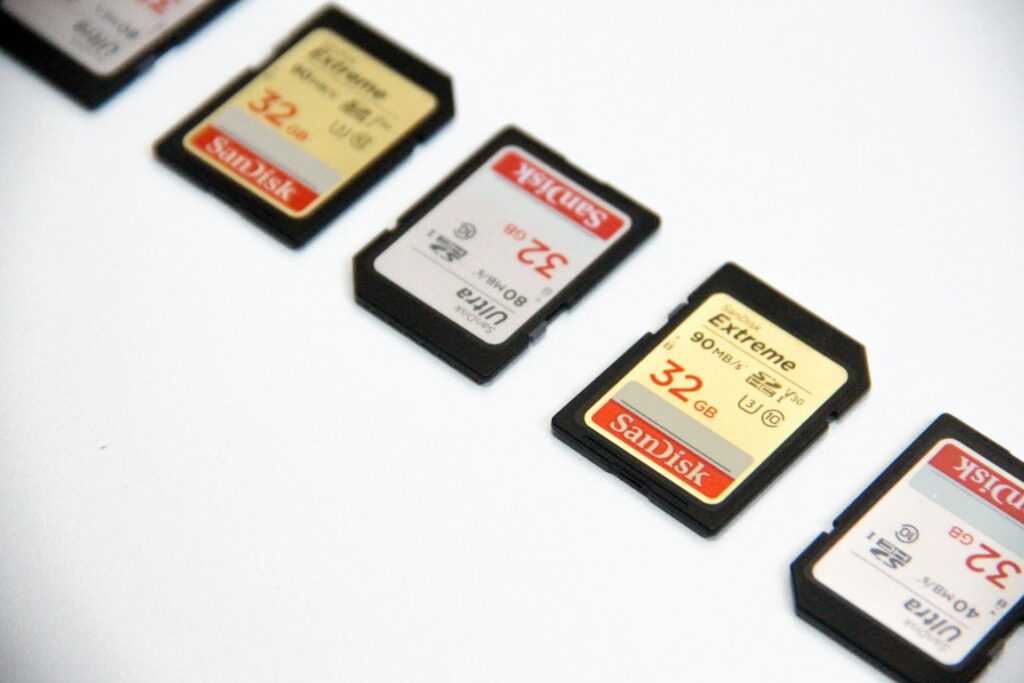 tarjetas sd