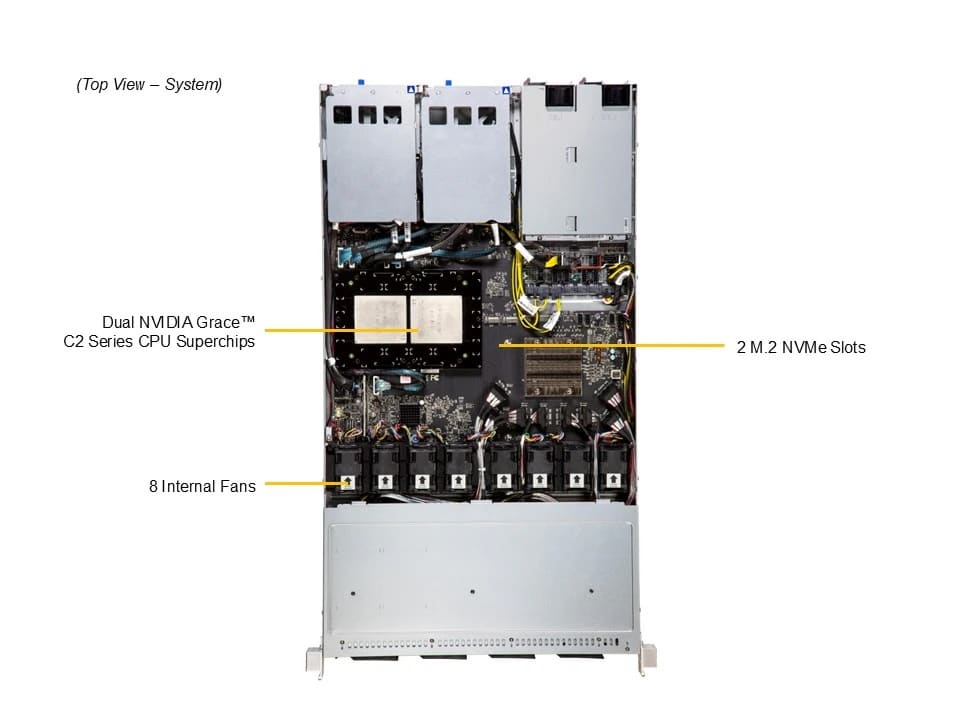 Supermicro ARS 121L NE316R top