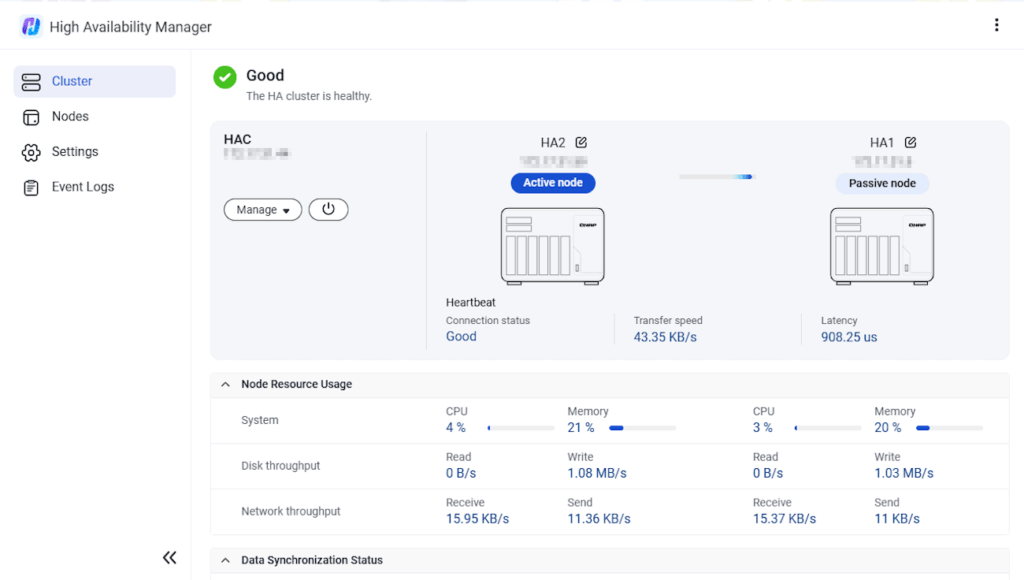 quts hero ui ha manager