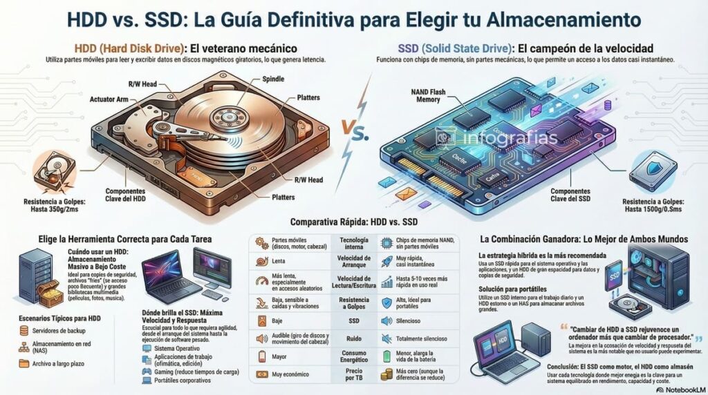 infografia hdd vs ssd