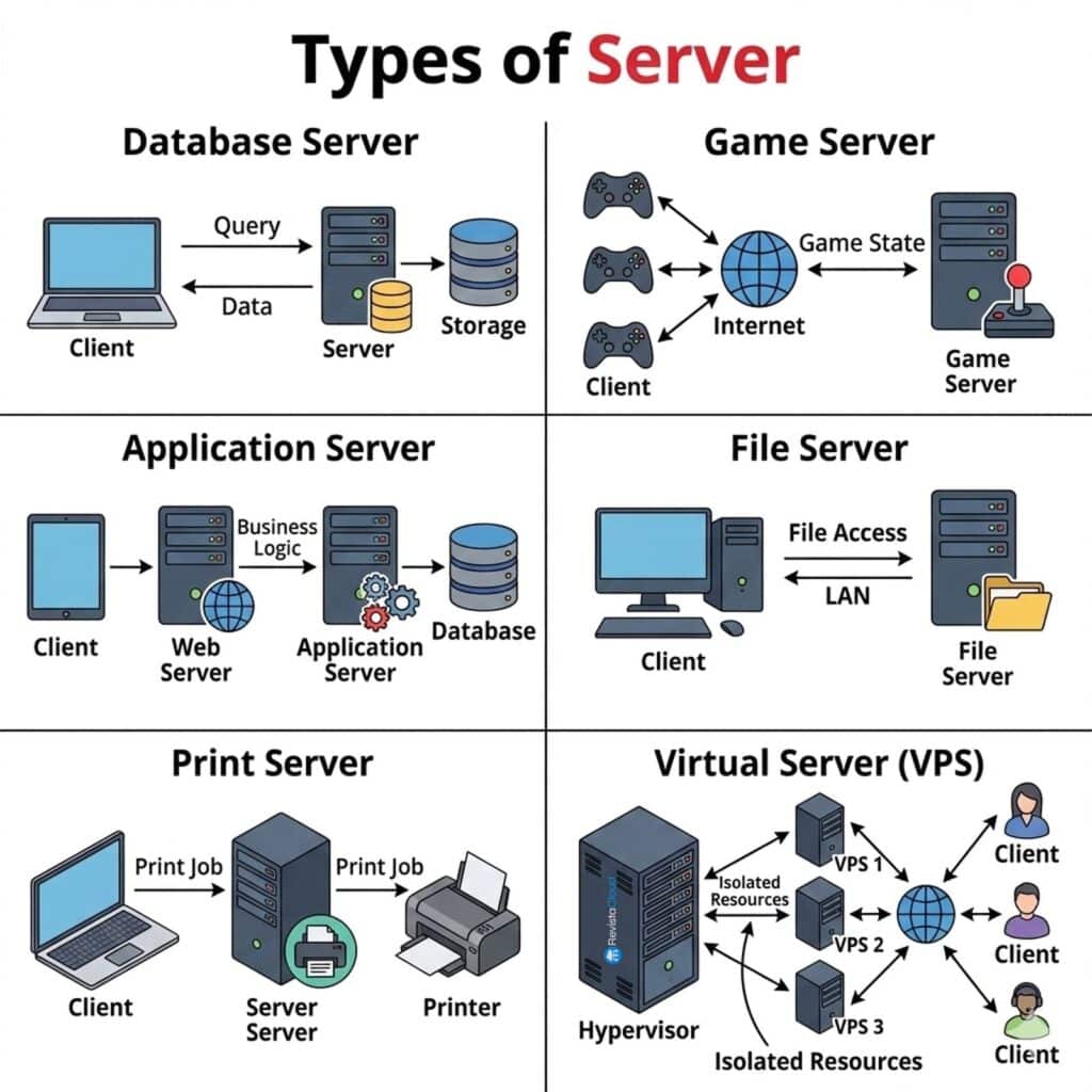 servers types