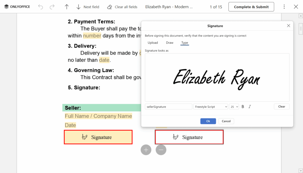 onlyoffice pdf editor Signatures 2x