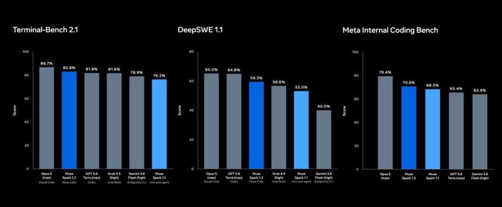 meta muse comparativa