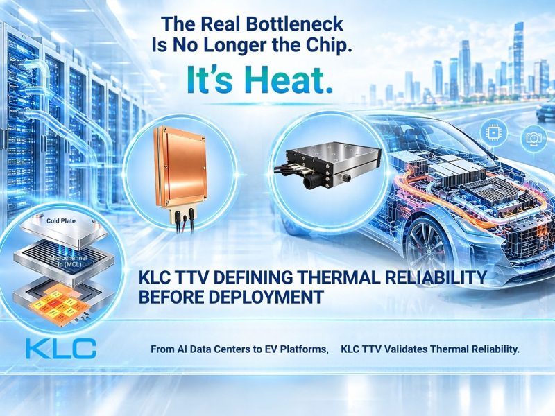 Vehículo de prueba térmica (TTV) de KLC para chips de IA y gestión térmica de vehículos eléctricos