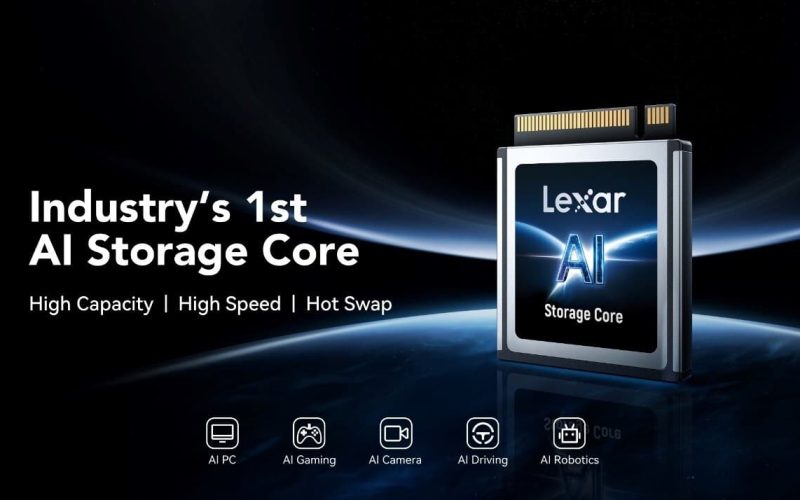 Lexar Unveils Industry’s First AI Storage Core for Next Generation Edge AI Devices