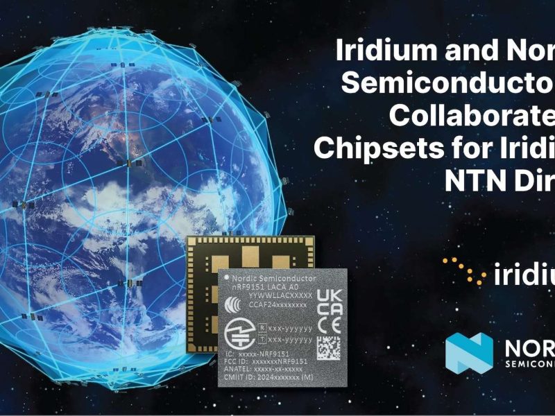 Iridium and Nordic Semiconductor to Collaborate on Chipsets for Iridium NTN Direct