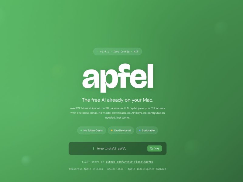 apfel-ai-mac