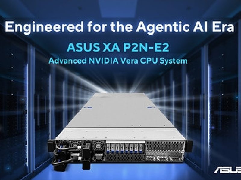 Servidor ASUS XA P2N-E2 de 2U con CPU NVIDIA Vera para IA agéntica