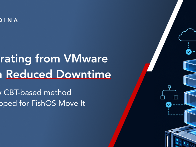 Esquema de la migración de VMware a FishOS OpenStack sin VDDK con Changed Block Tracking en FishOS Move It
