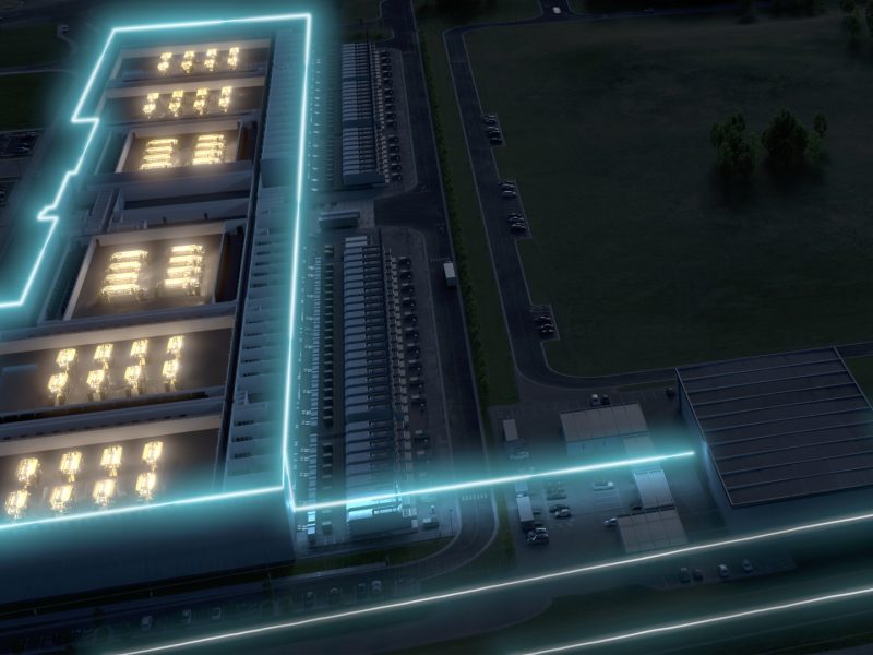Plataforma NVIDIA DSX para fábricas de IA, de la red eléctrica al rack
