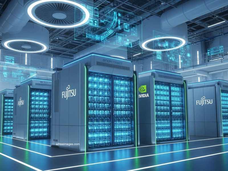 fujitsu-nvidia-supercomputer-aifreeimages