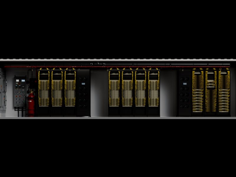Fábrica de IA modular NVIDIA DSX POD en contenedores