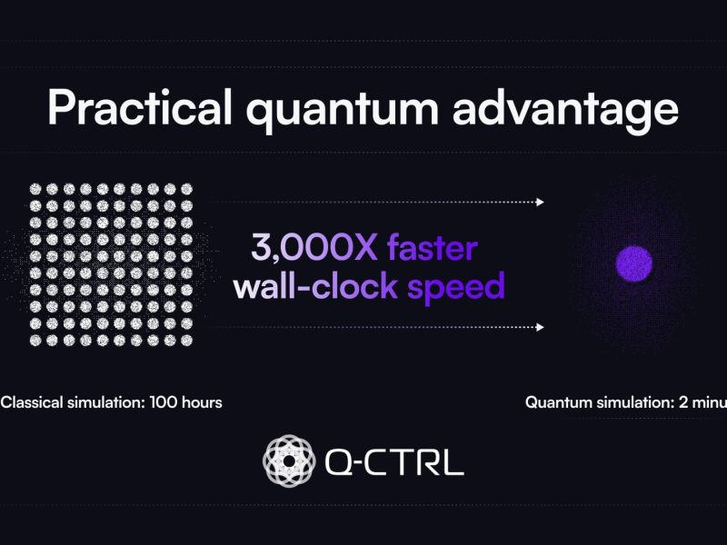 q-ctrl practical quantum advantage simulation 3000 times speedup